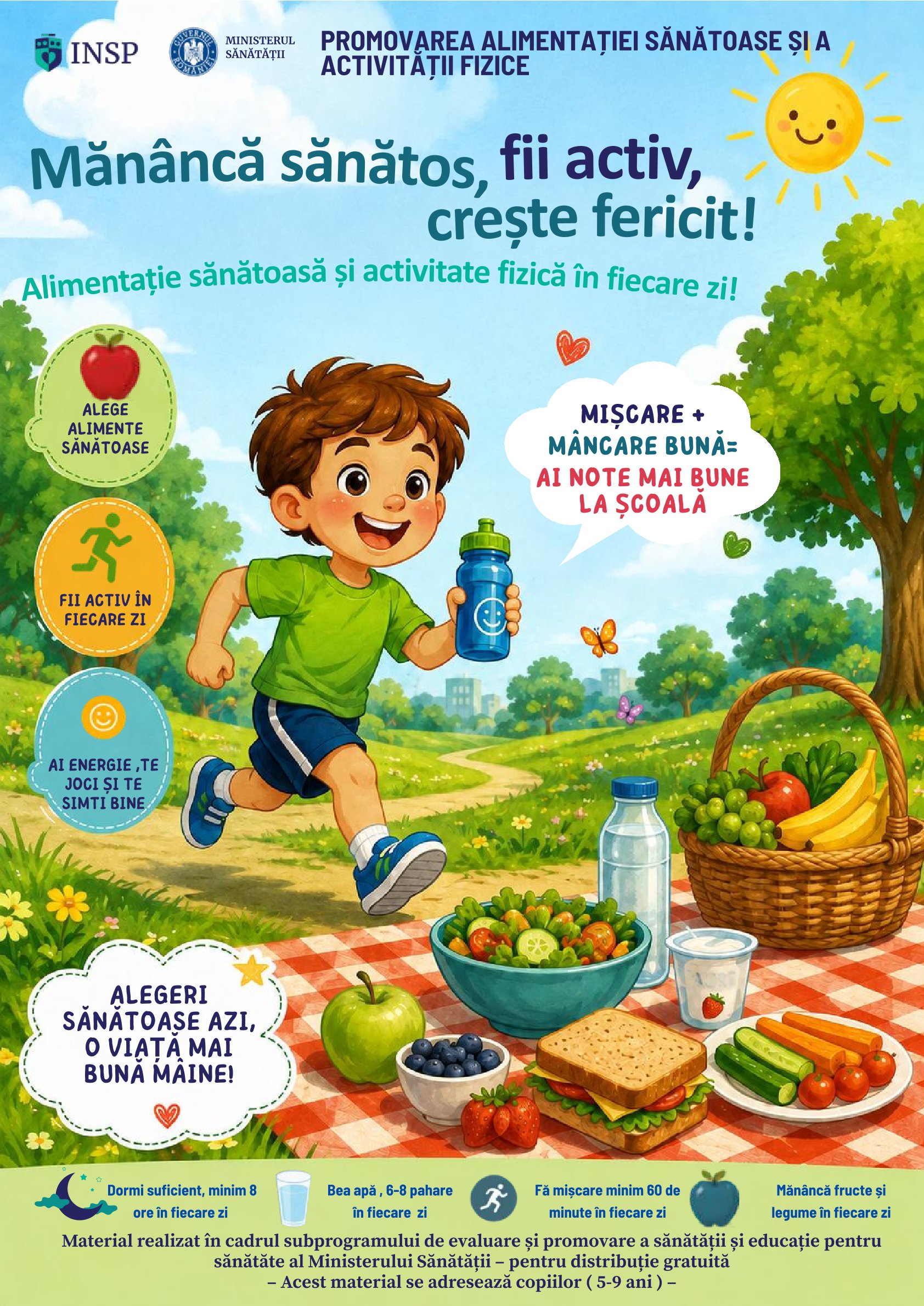  Campanie nationala de promovare a alimentatiei sanatoase